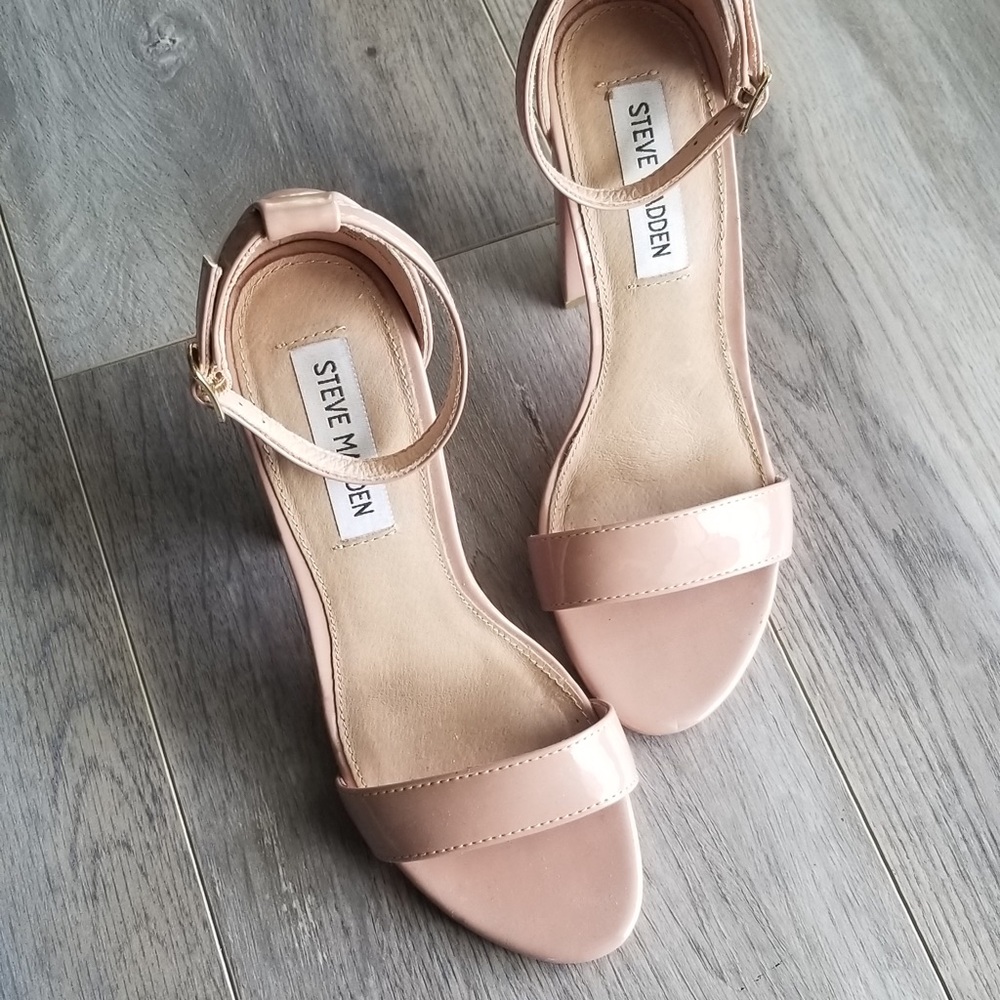 Steve Madden Nude Strappy Heels